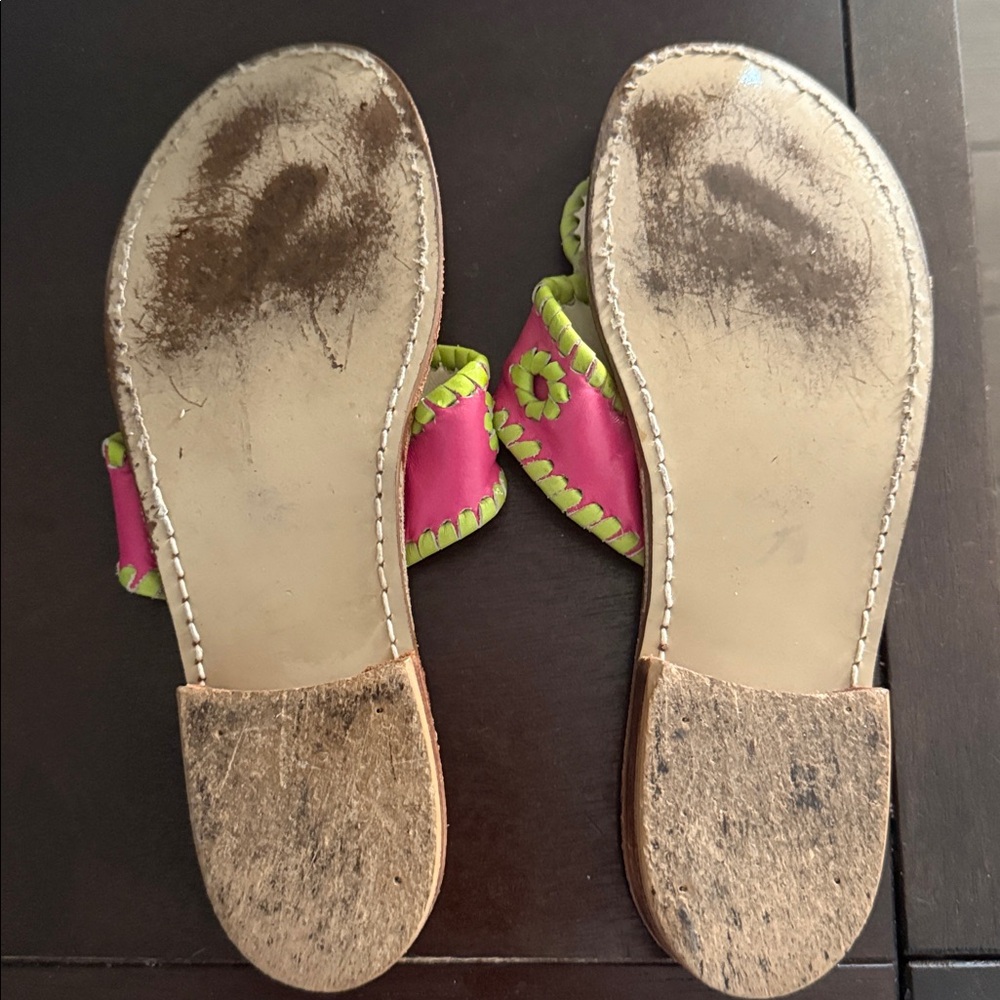 Jack Rogers Jacks Flat Sandals Size 6 - Picture 9 of 9
